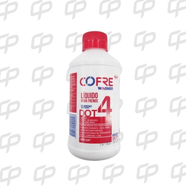 LIQUIDO FRENO WAGNER DOT4 290ml