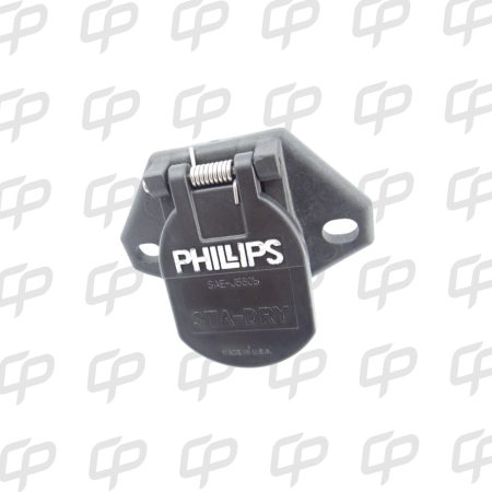 CONECTOR TRAILER 7 VIAS TAPA - MACHO ESP PHILLIPS