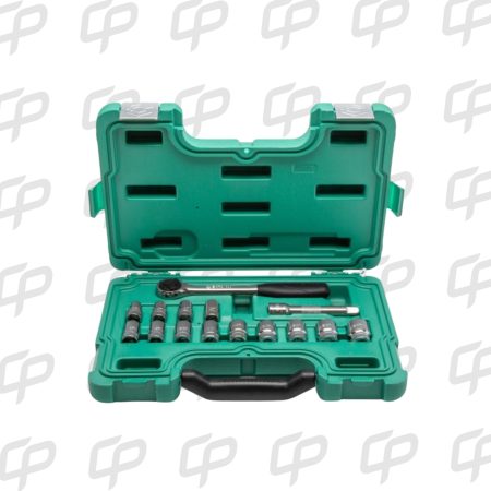 JUEGO DADO M1/2 MM 15PZ SATA