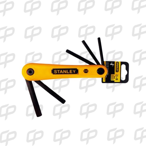 JUEGO LLAVE BRISTOL PLEGABLE 5PZ 3/16 - 3/8