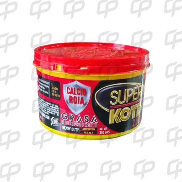 GRASA KOTE CALCIO ROJA X LIBRA/ 350GR - (CAJA36UND)